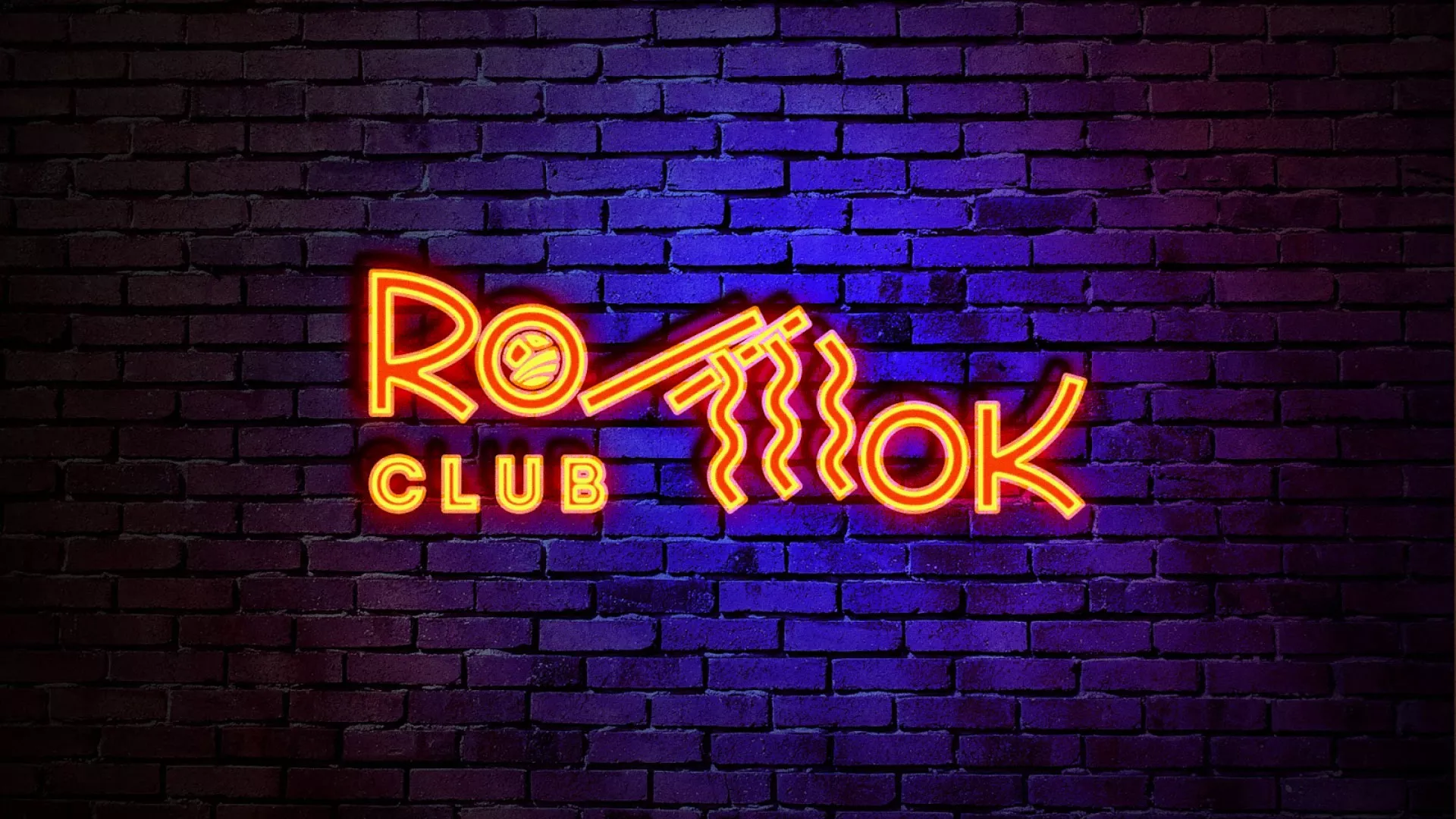 Разработка интерьерной вывески суши-бара «Roll Wok Club» в Орле
